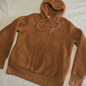 Athleta Tugga Sherpa Hoodie With Pockets, Size Medium